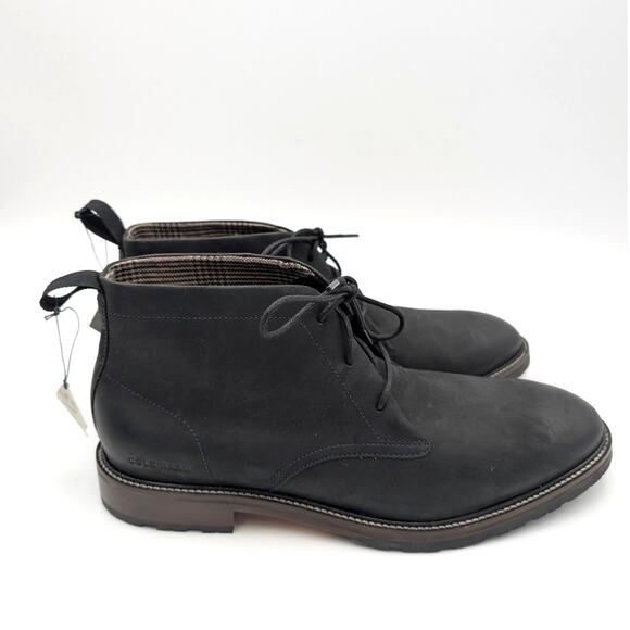 Cole Haan Berkshire Lug Sole Water-Resistant Chukka Boots Black Size US11M EU44 main image 10